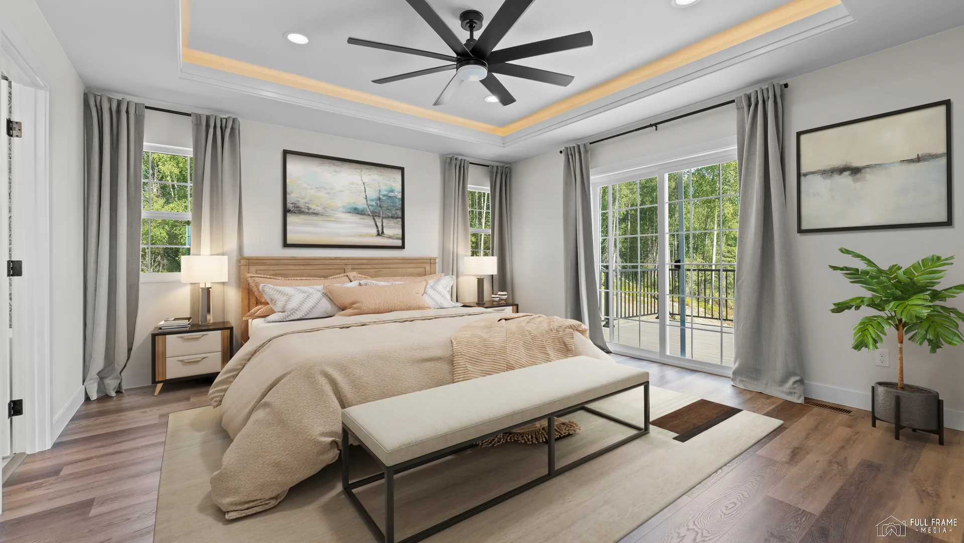 Virtual Staging: after, by Full Frame Media